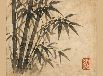 Cluster of bamboo stalks used as a symbol of reflective practice.