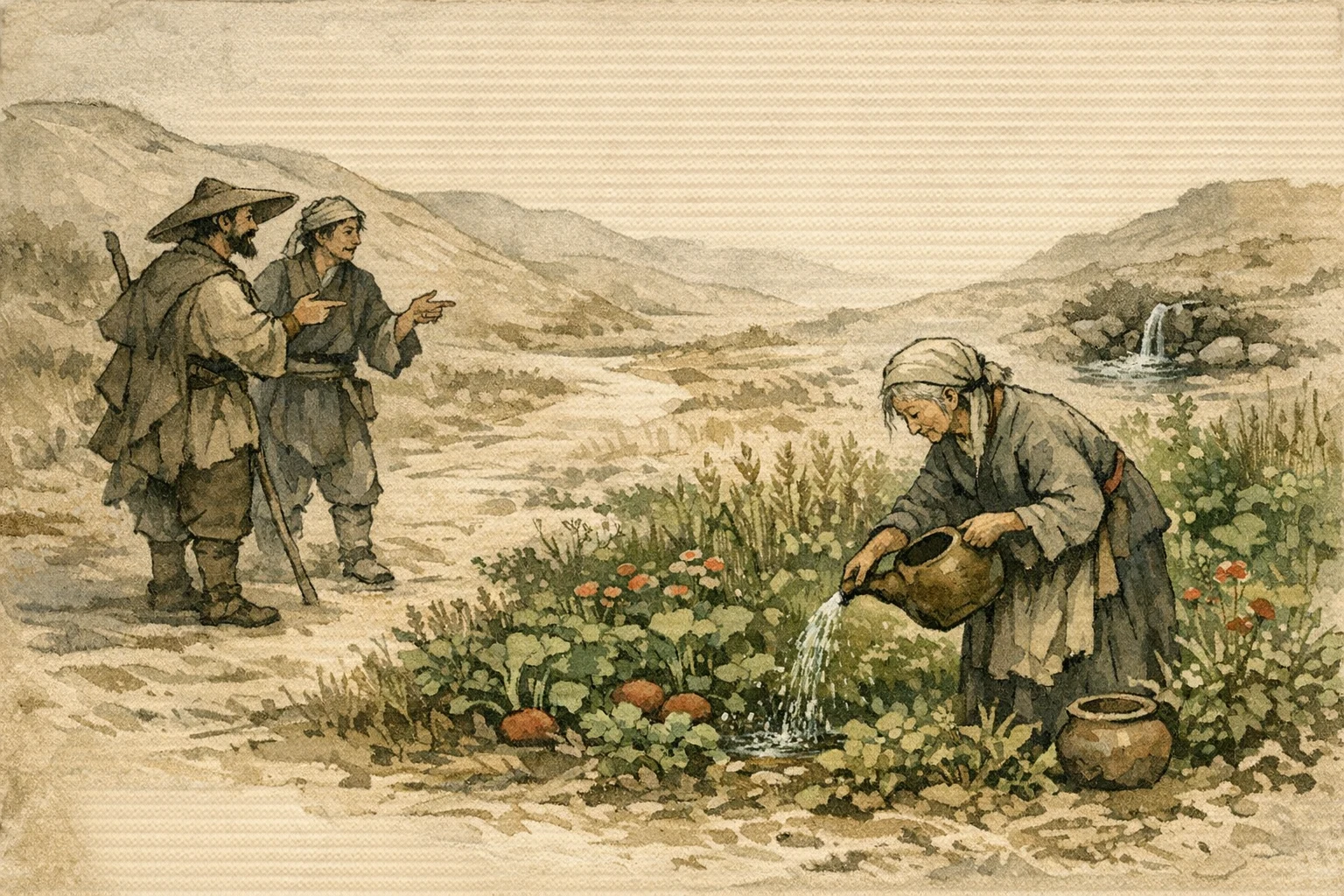 Mocked For Wildness panel 3 for Hexagram 2, The Receptive.