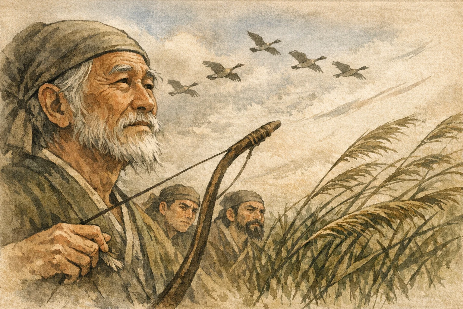 Wrong Wind panel 2 for Hexagram 5, Waiting.