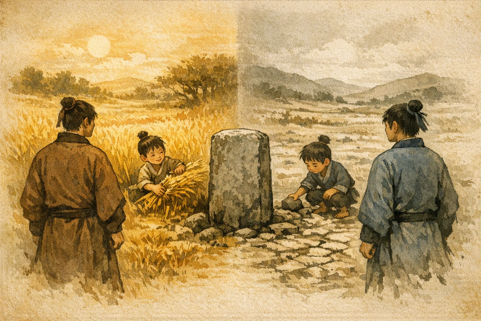 Different Summers panel 2 for Hexagram 6, Conflict.