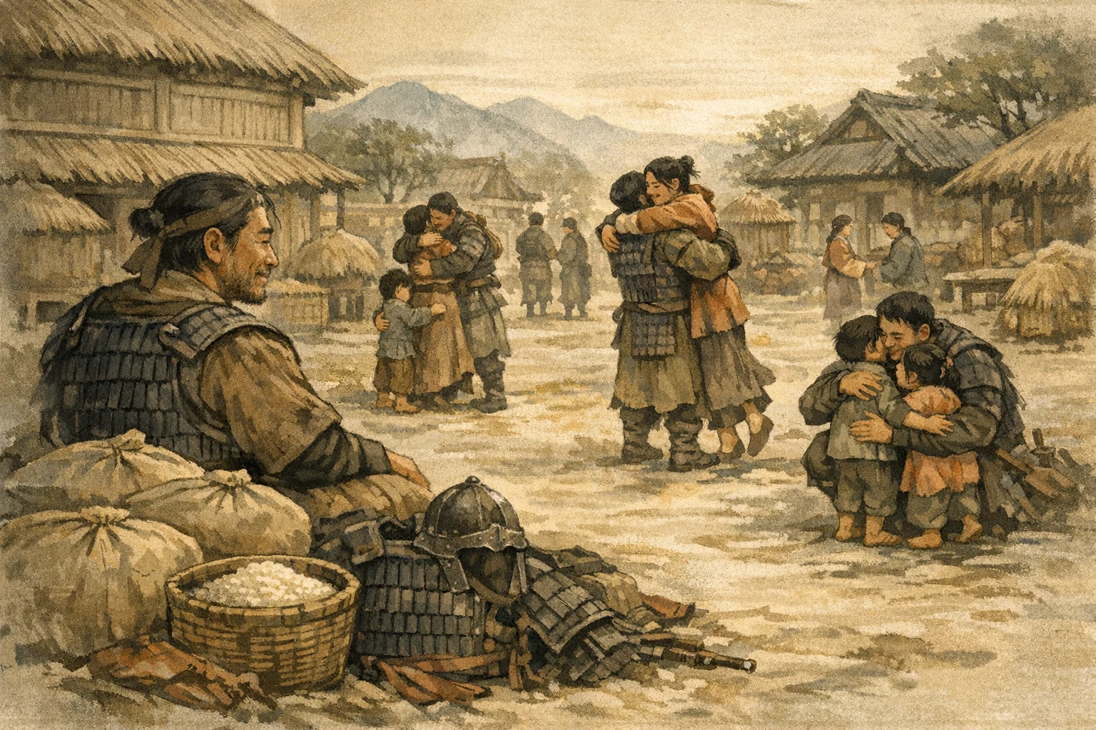 Trust Wearing Armor panel 6 for Hexagram 7, The Army.