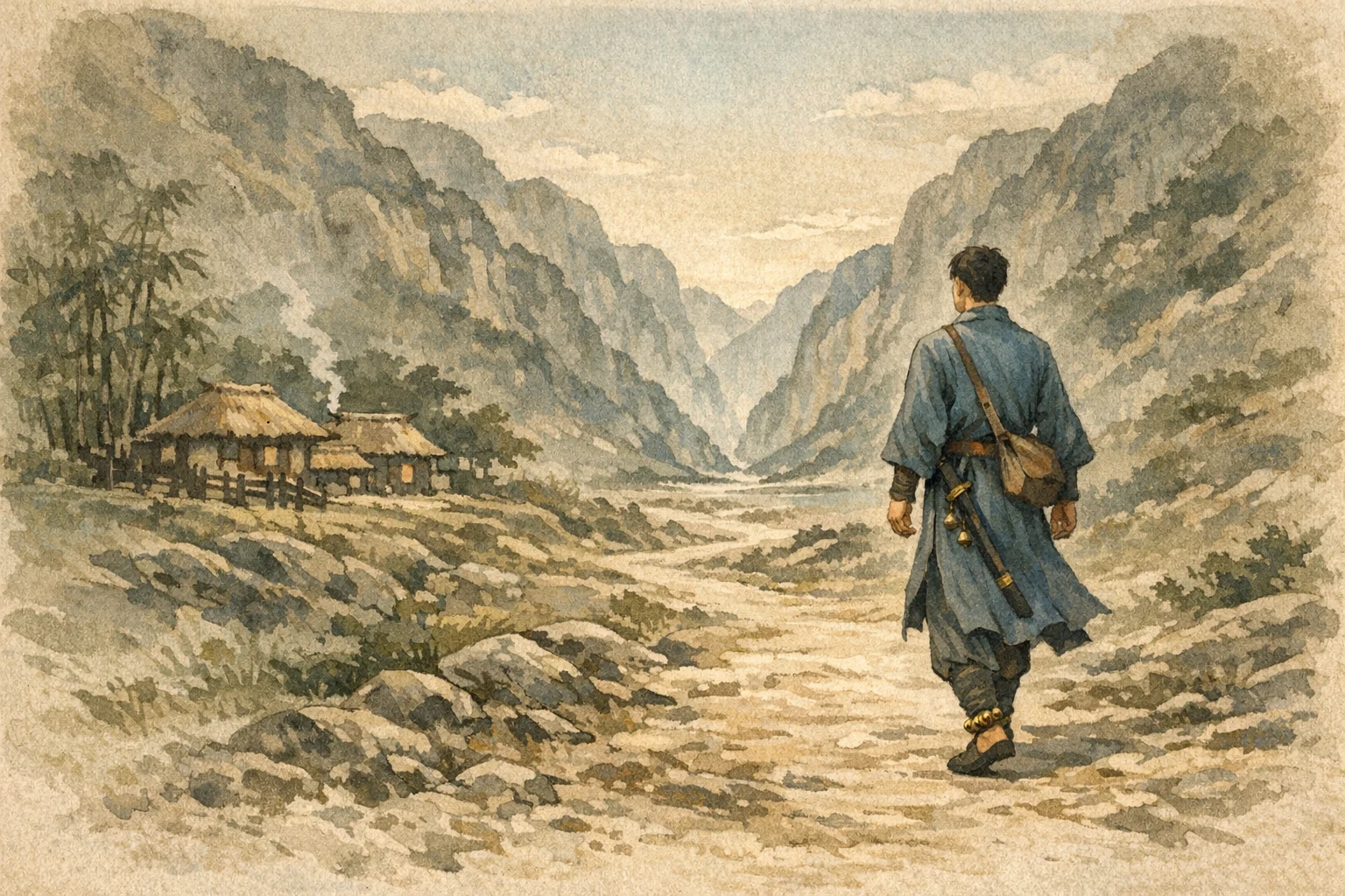 Tact Without Boasting panel 6 for Hexagram 10, Treading.