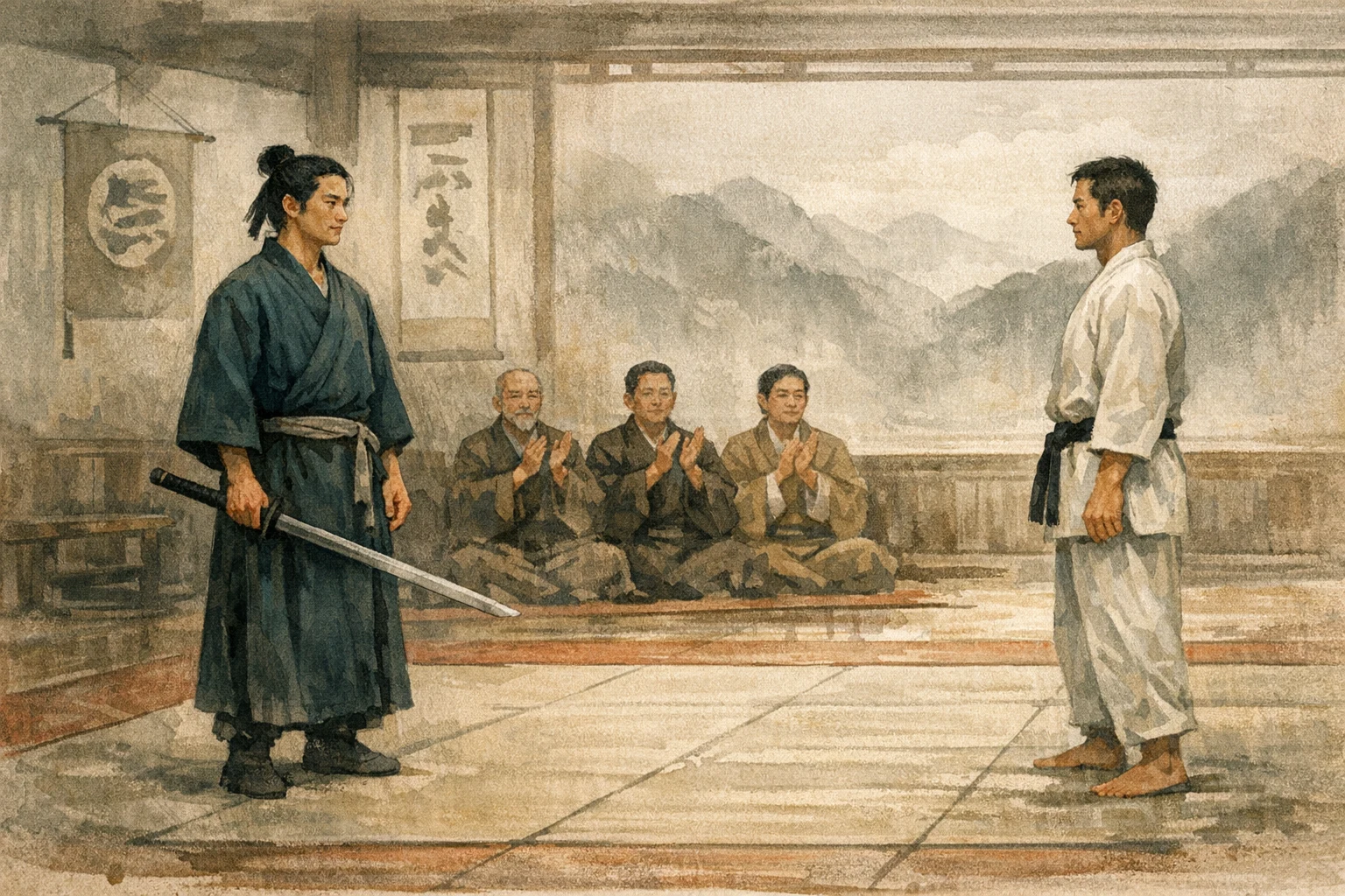 Contest Won panel 1 for Hexagram 15, Modesty.