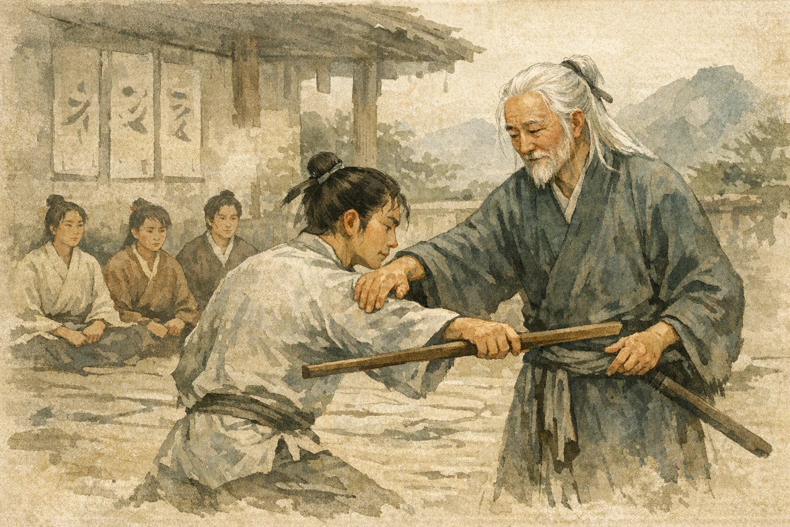 Teaching Free Of Charge panel 5 for Hexagram 15, Modesty.