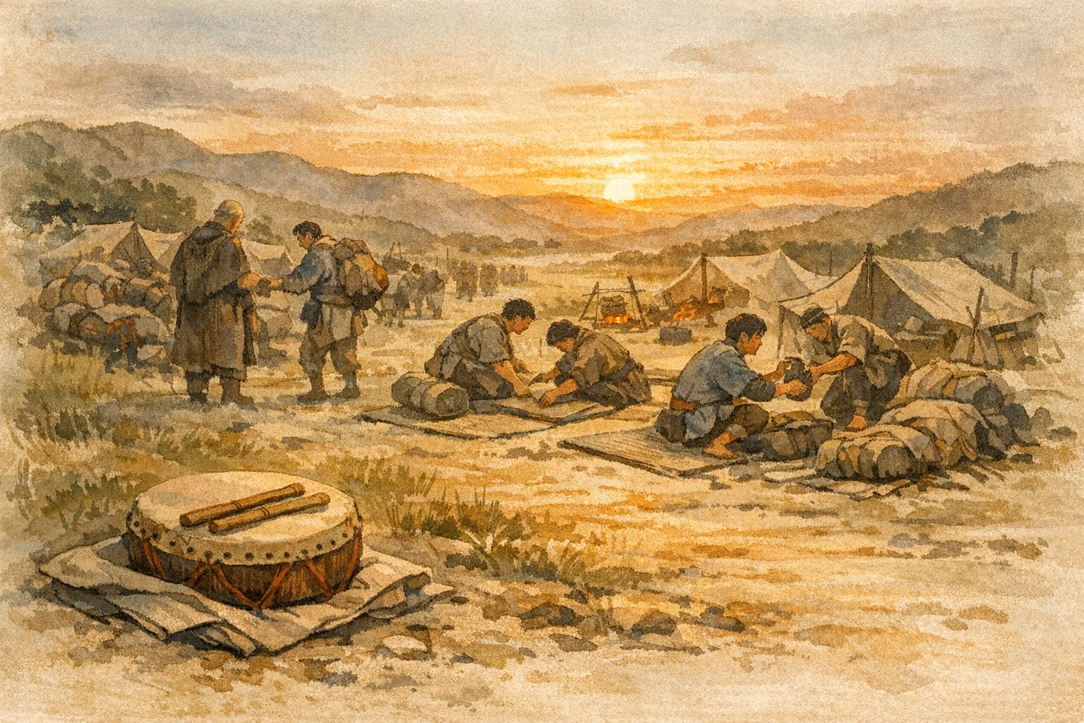 Rhythm That Lets Others Move panel 6 for Hexagram 16, Enthusiasm.