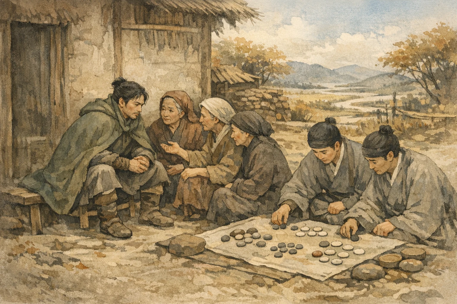 Widows And Taxes panel 4 for Hexagram 19, Approach.