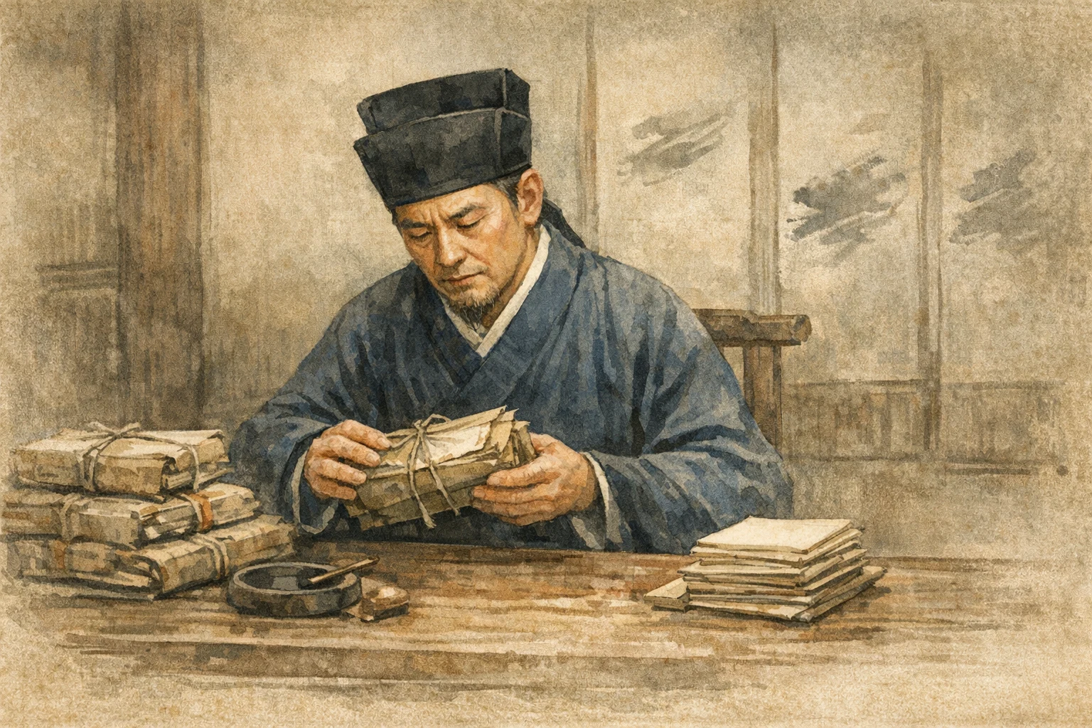 Reading Once panel 2 for Hexagram 21, Biting Through.