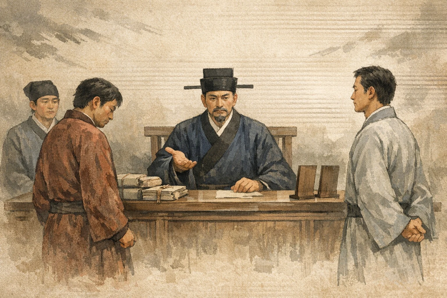 Hearing In An Hour panel 3 for Hexagram 21, Biting Through.