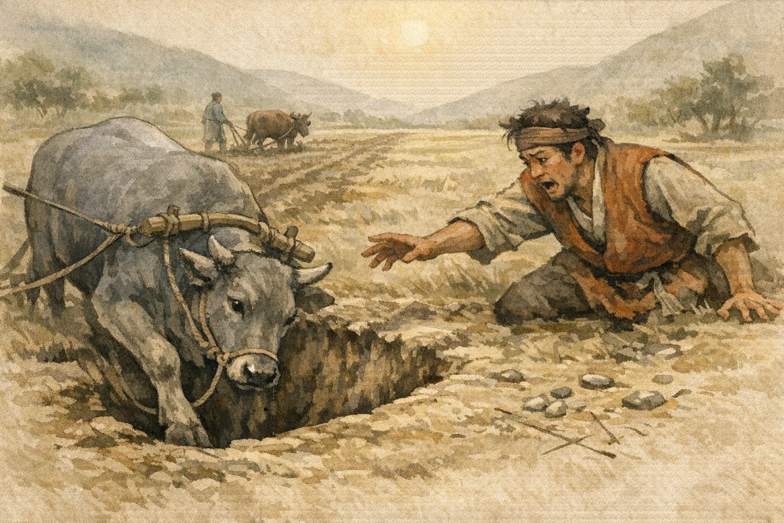 Pit Unseen panel 4 for Hexagram 25, Innocence.