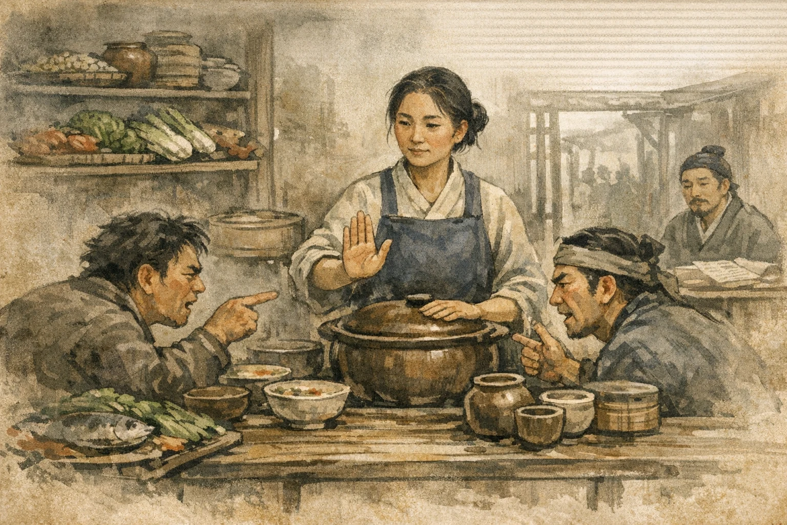 Refusing Argument panel 3 for Hexagram 27, Nourishment.