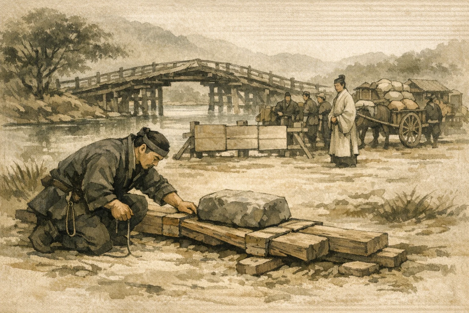 Ordinary Repair Fails panel 2 for Hexagram 28, Preponderance of the Great.