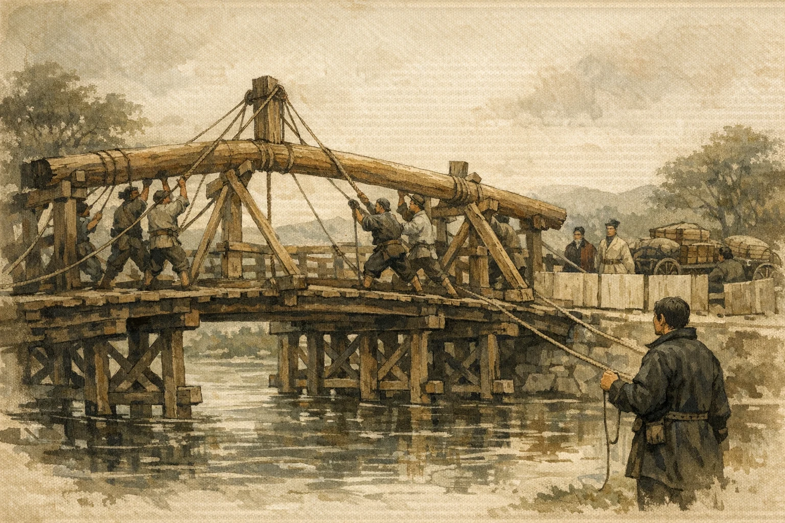 New Spine panel 5 for Hexagram 28, Preponderance of the Great.