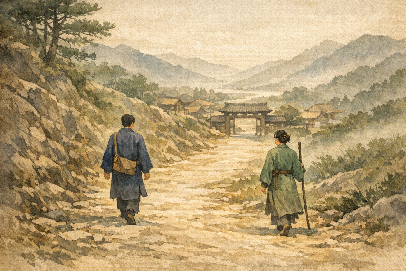 Same Direction panel 3 for Hexagram 31, Influence.