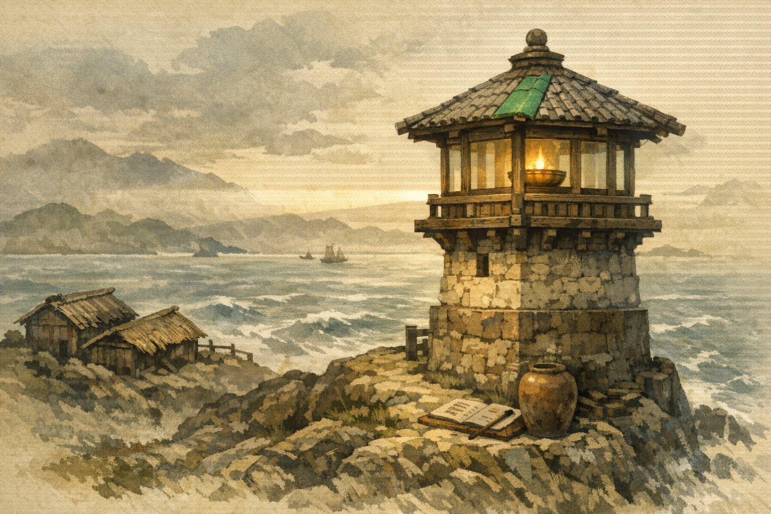 Two Hundred Years panel 1 for Hexagram 32, Duration.