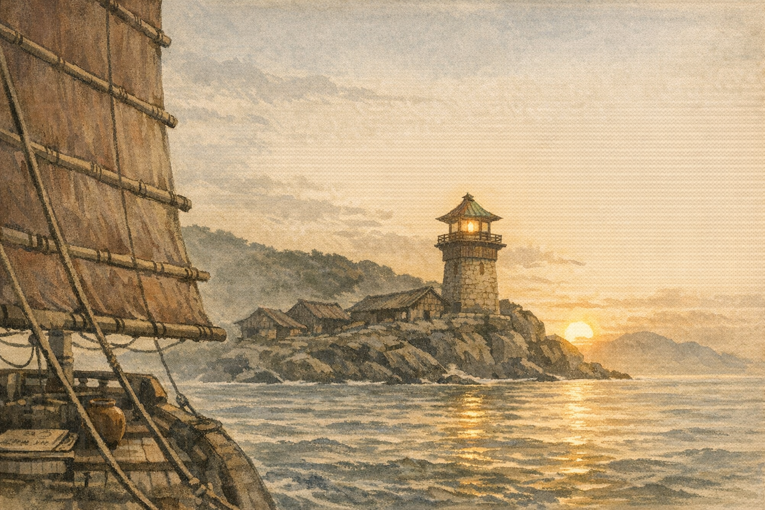 Direction Preserved panel 6 for Hexagram 32, Duration.