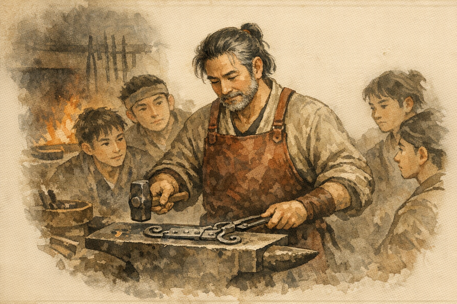 Craft Appears panel 4 for Hexagram 34, Great Power.