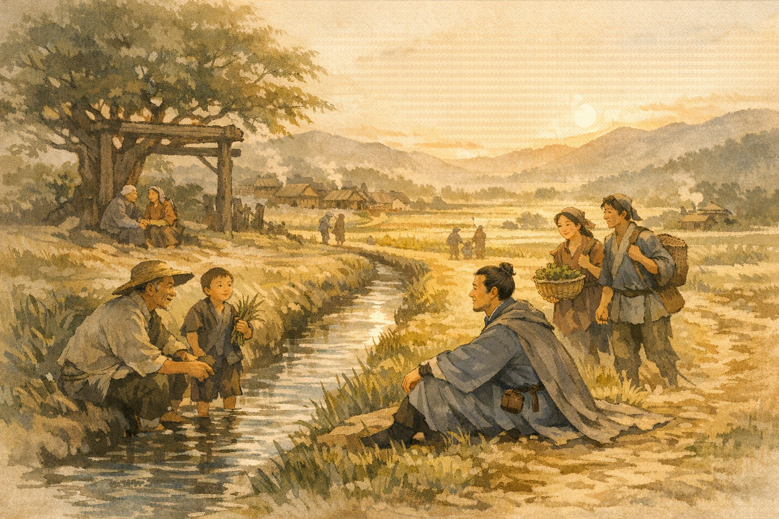 Province Ripens Into Seeing panel 5 for Hexagram 35, Progress.