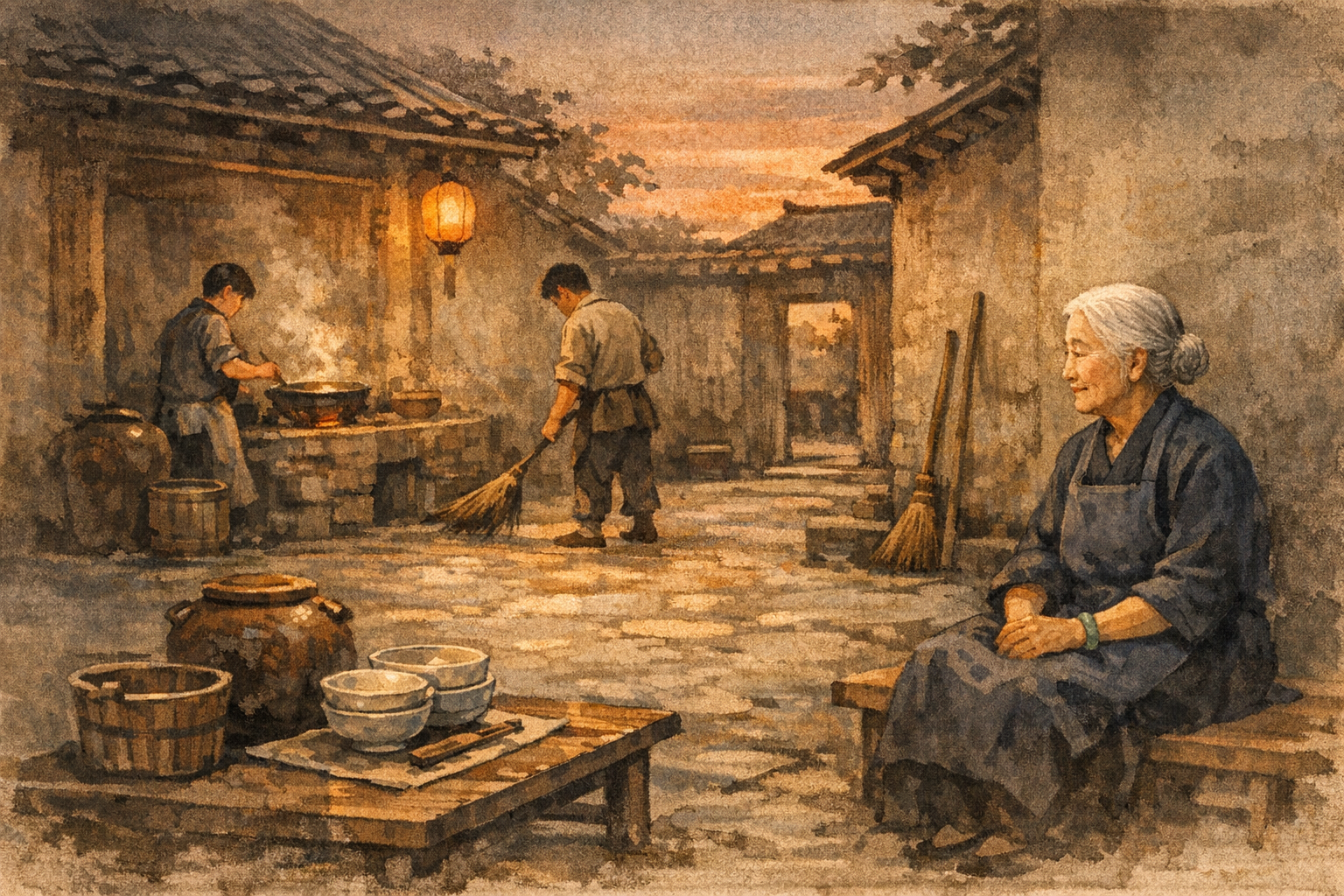 Everything Learned panel 6 for Hexagram 37, The Family.