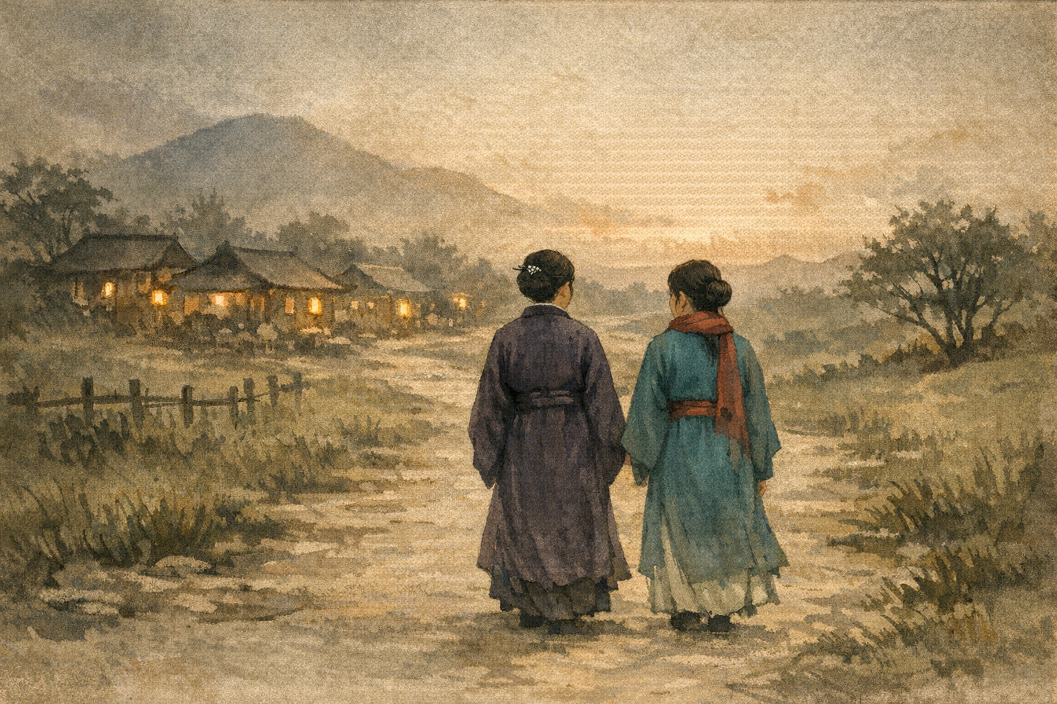 Walking Together panel 6 for Hexagram 38, Opposition.