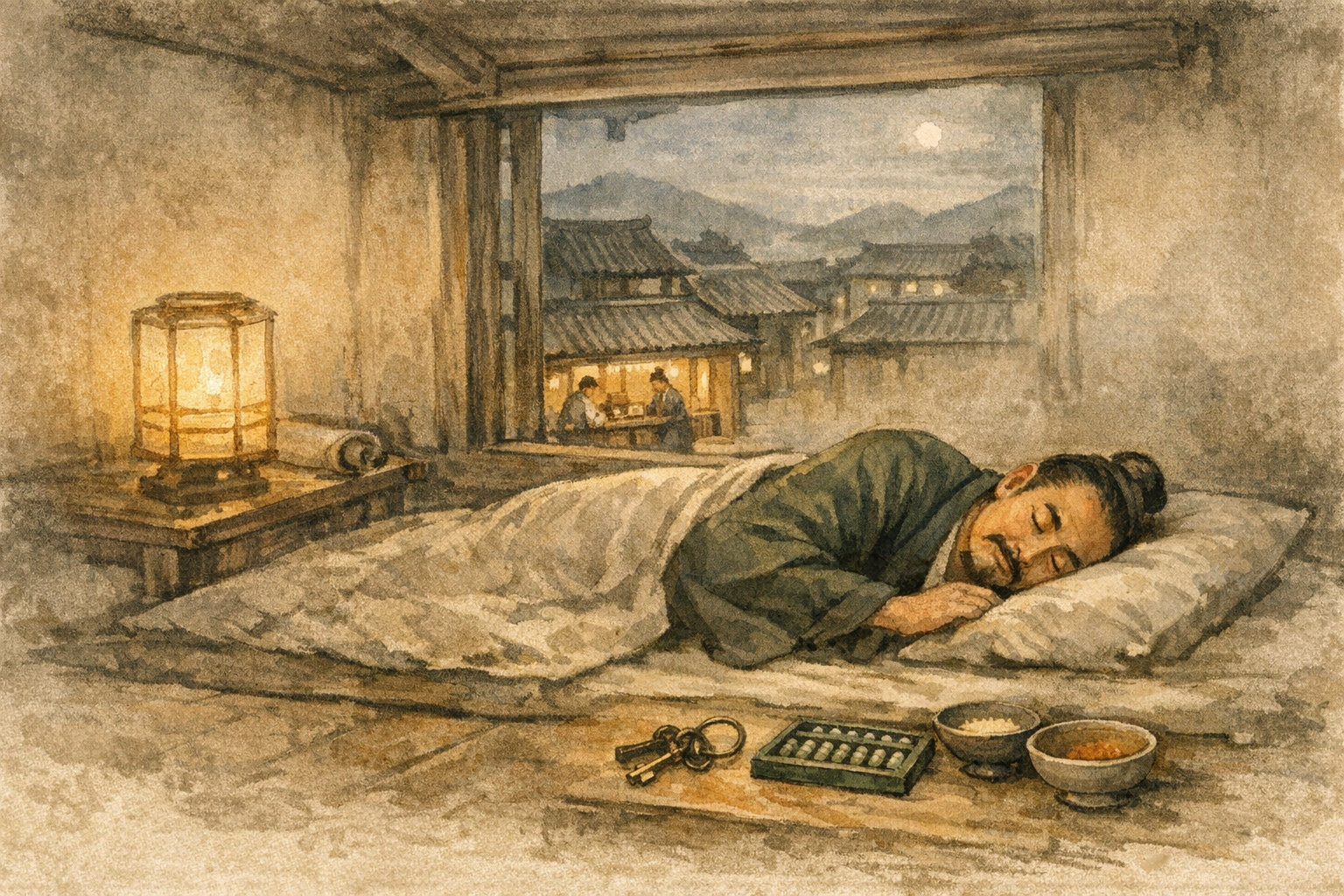 Essential Can Breathe panel 6 for Hexagram 41, Decrease.