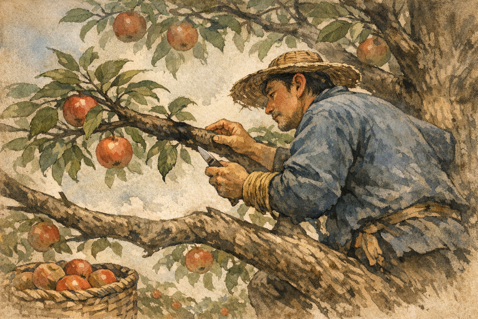 Inspecting The Branch panel 3 for Hexagram 44, Coming to Meet.