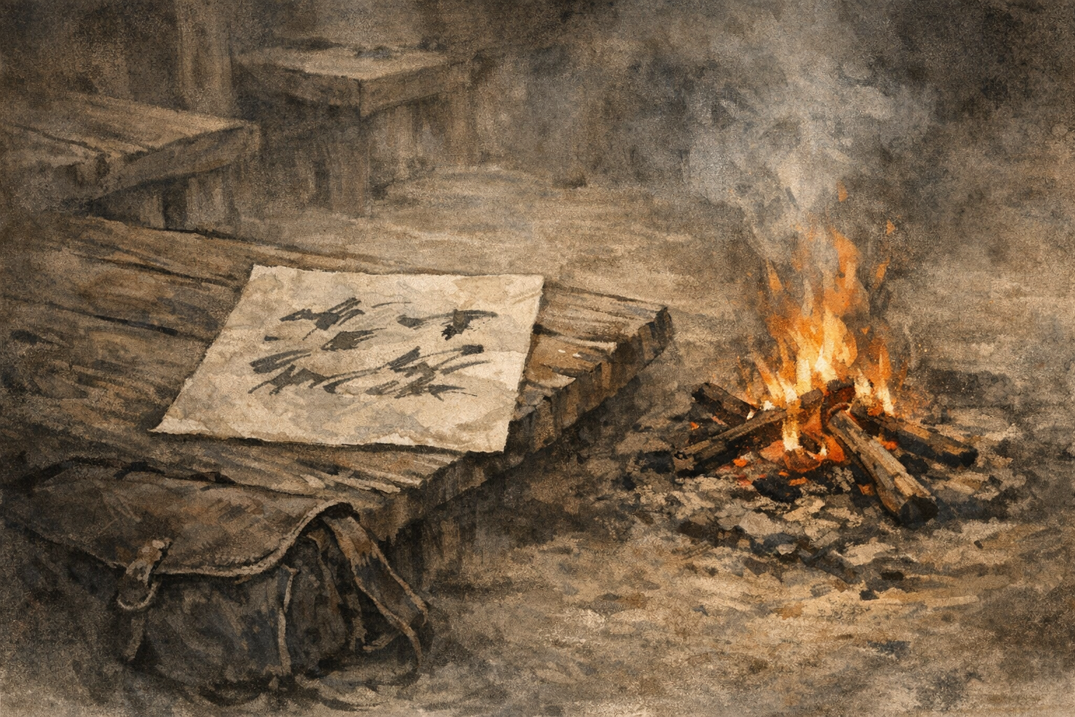 No Reply panel 3 for Hexagram 47, Oppression.