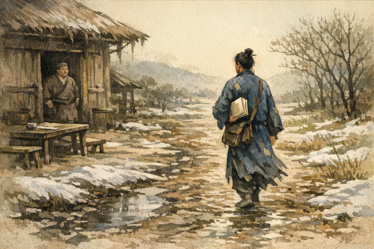 Real Voice panel 6 for Hexagram 47, Oppression.