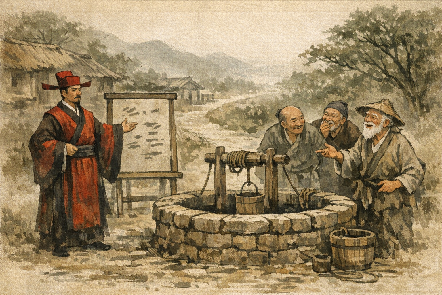 Tax Proposal panel 3 for Hexagram 48, The Well.