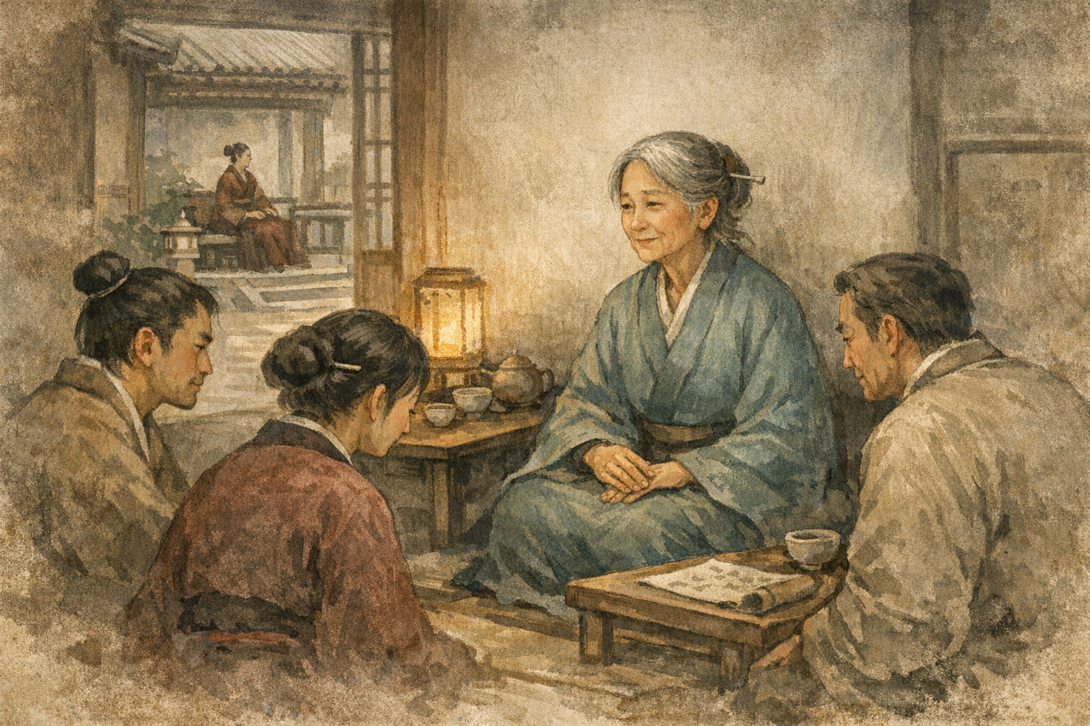 Sought For Advice panel 5 for Hexagram 54, The Marrying Maiden.