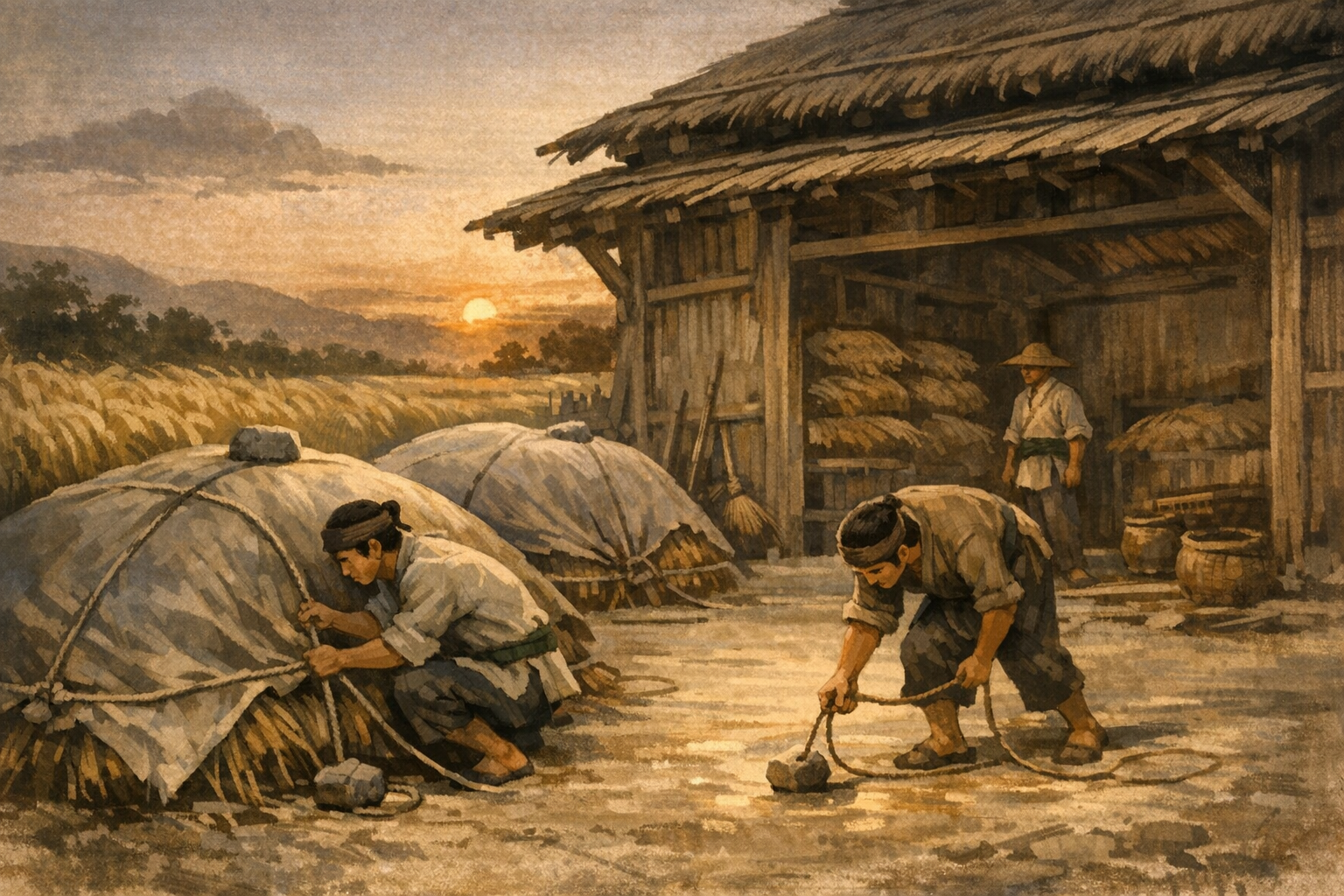 Heaps Covered panel 4 for Hexagram 55, Abundance.