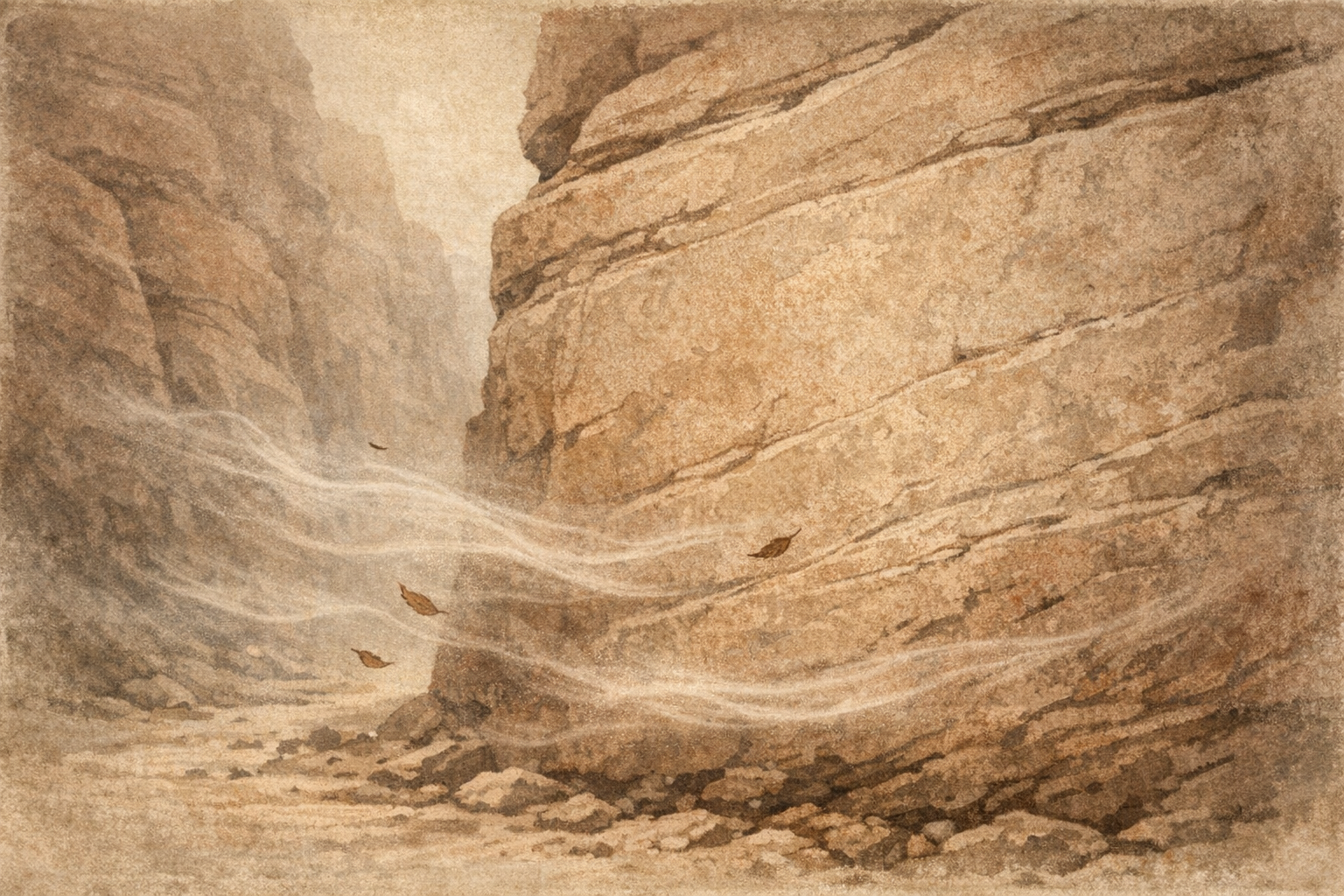 No Proclamation panel 2 for Hexagram 57, The Gentle.