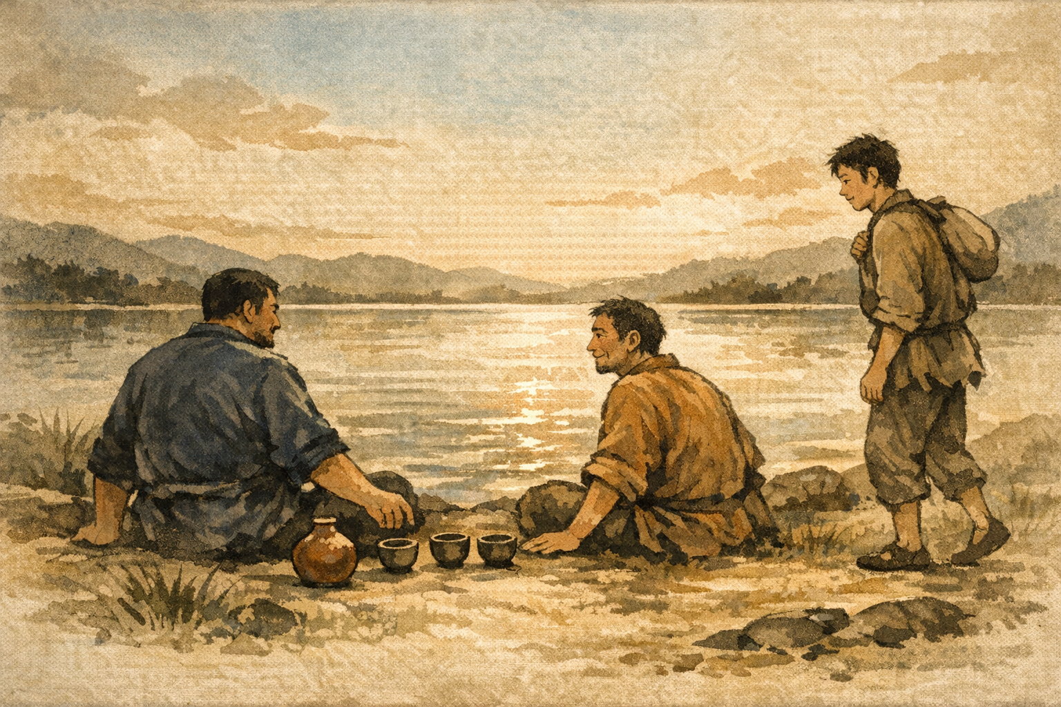 Room For Another panel 4 for Hexagram 58, The Joyous.