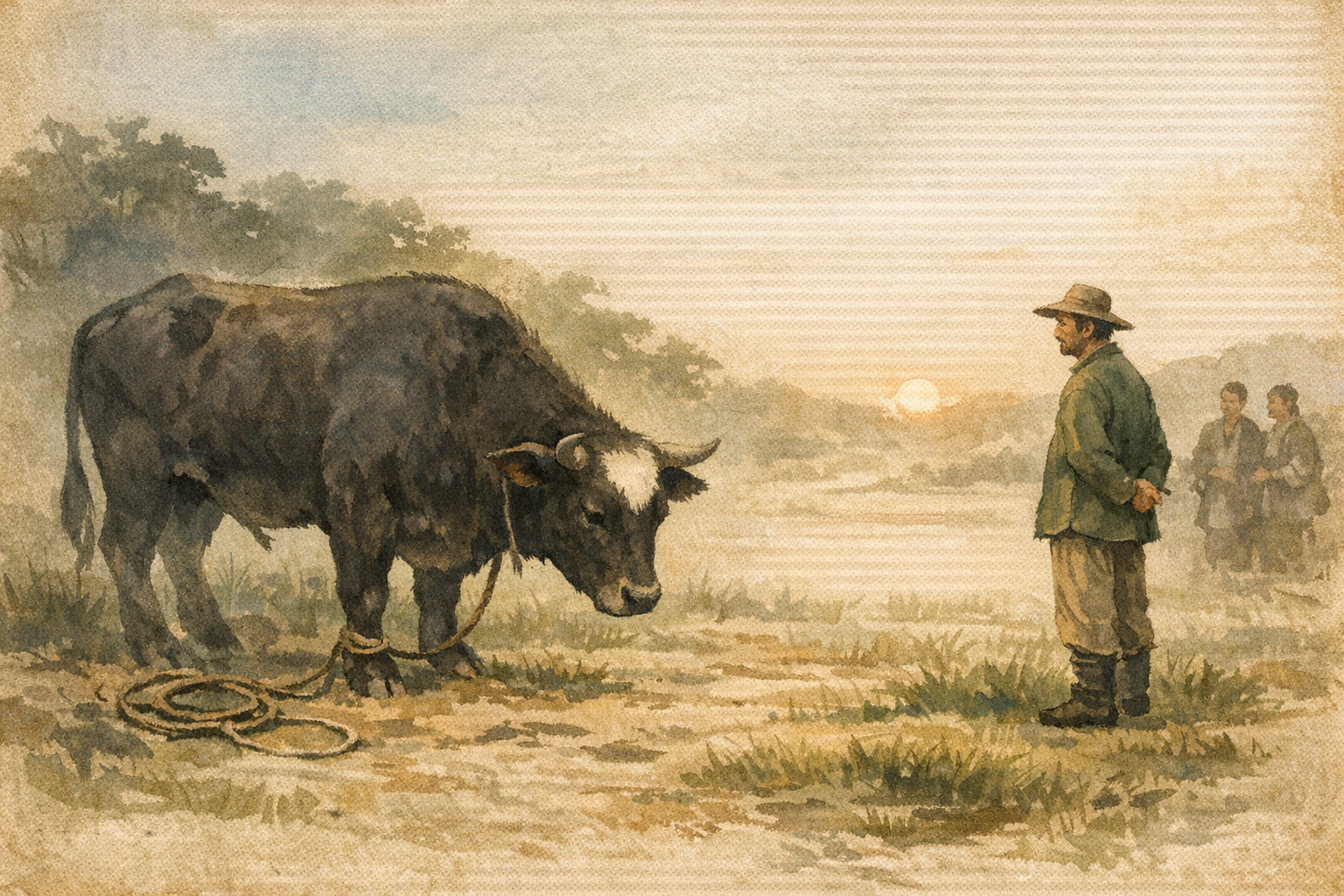 Tolerating The Rope panel 3 for Hexagram 61, Inner Truth.