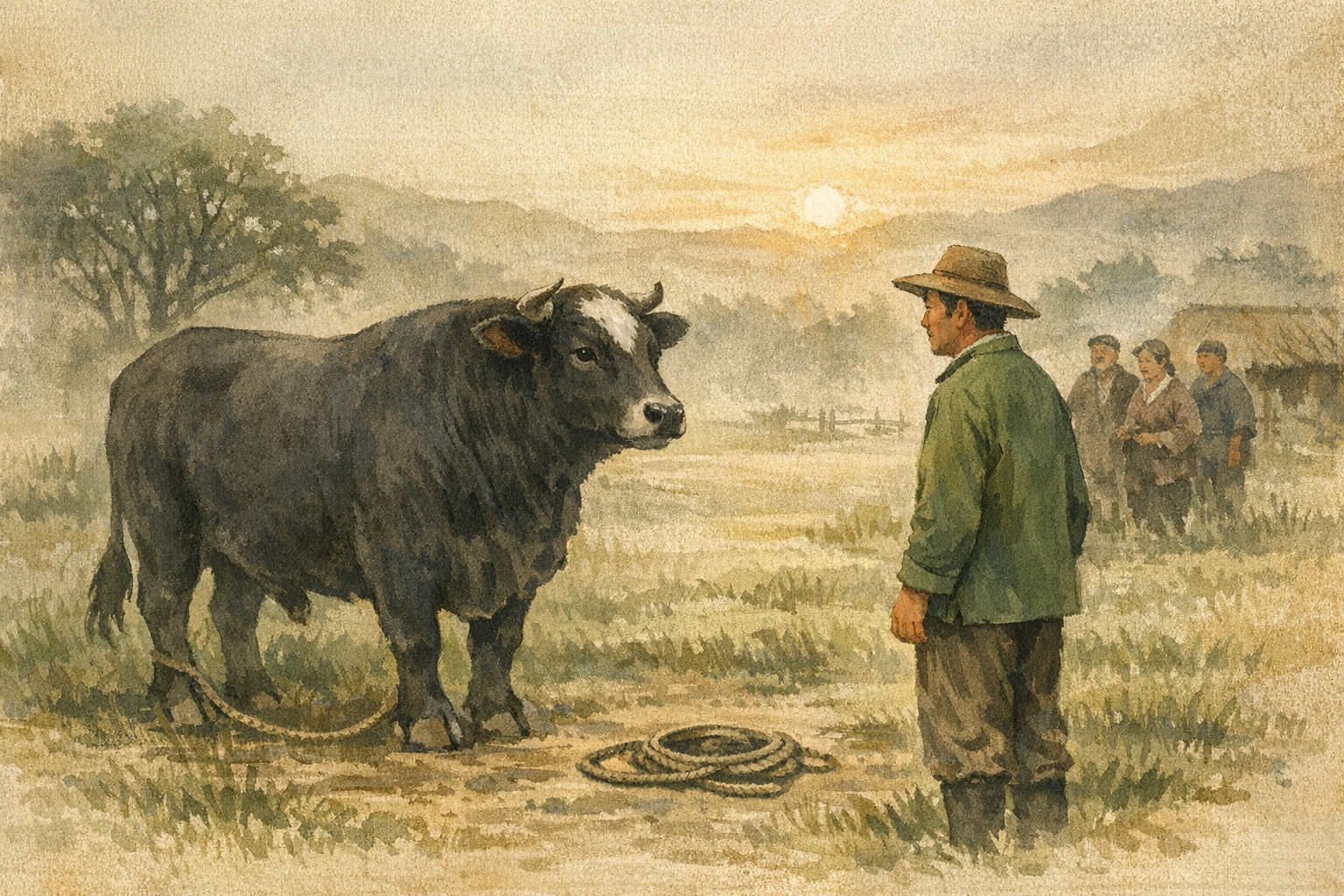 Expecting The Voice panel 4 for Hexagram 61, Inner Truth.