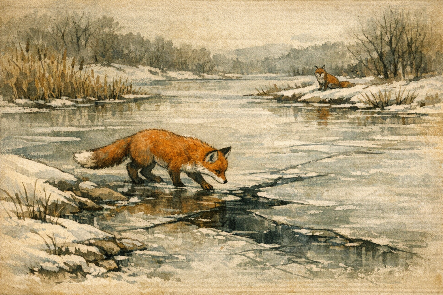 Testing The Ice panel 1 for Hexagram 64, Before Completion.