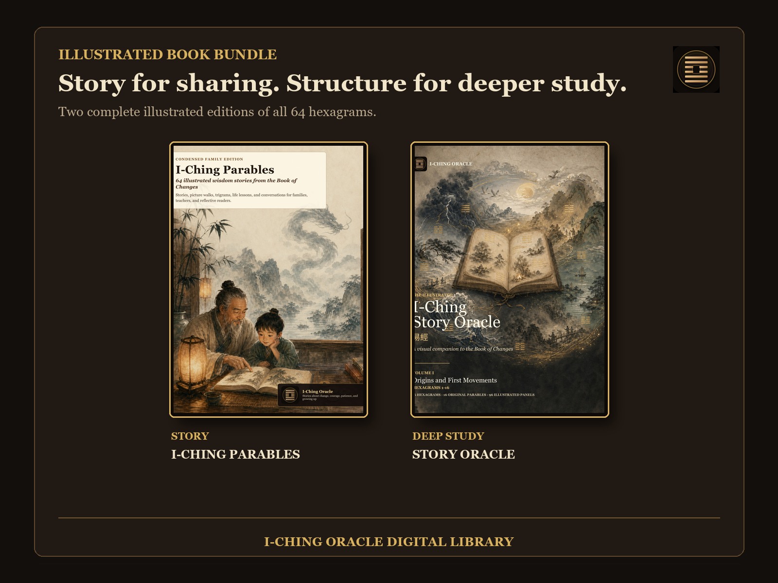 Oráculo ilustrado + Parábolas del I Ching